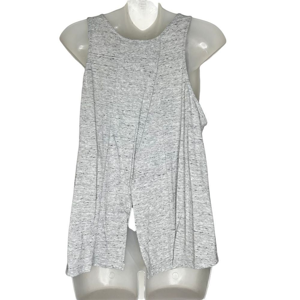 Tresics Open Back Tank Top Heather Gray Large - Picture 3 of 7